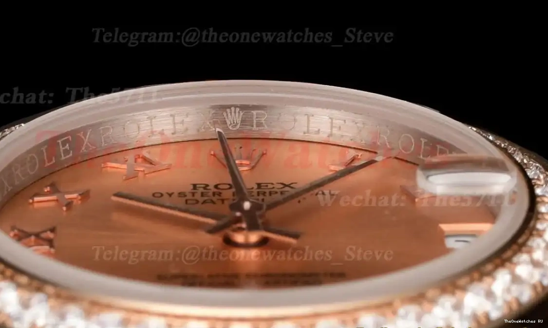 SS 28mm RG Datejust Rmn Dia Rose MY8215 GDF Gold 0420